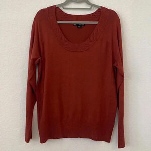 Scoop Neck Sweater by attention | Pumpkin Colored | Sz XXL